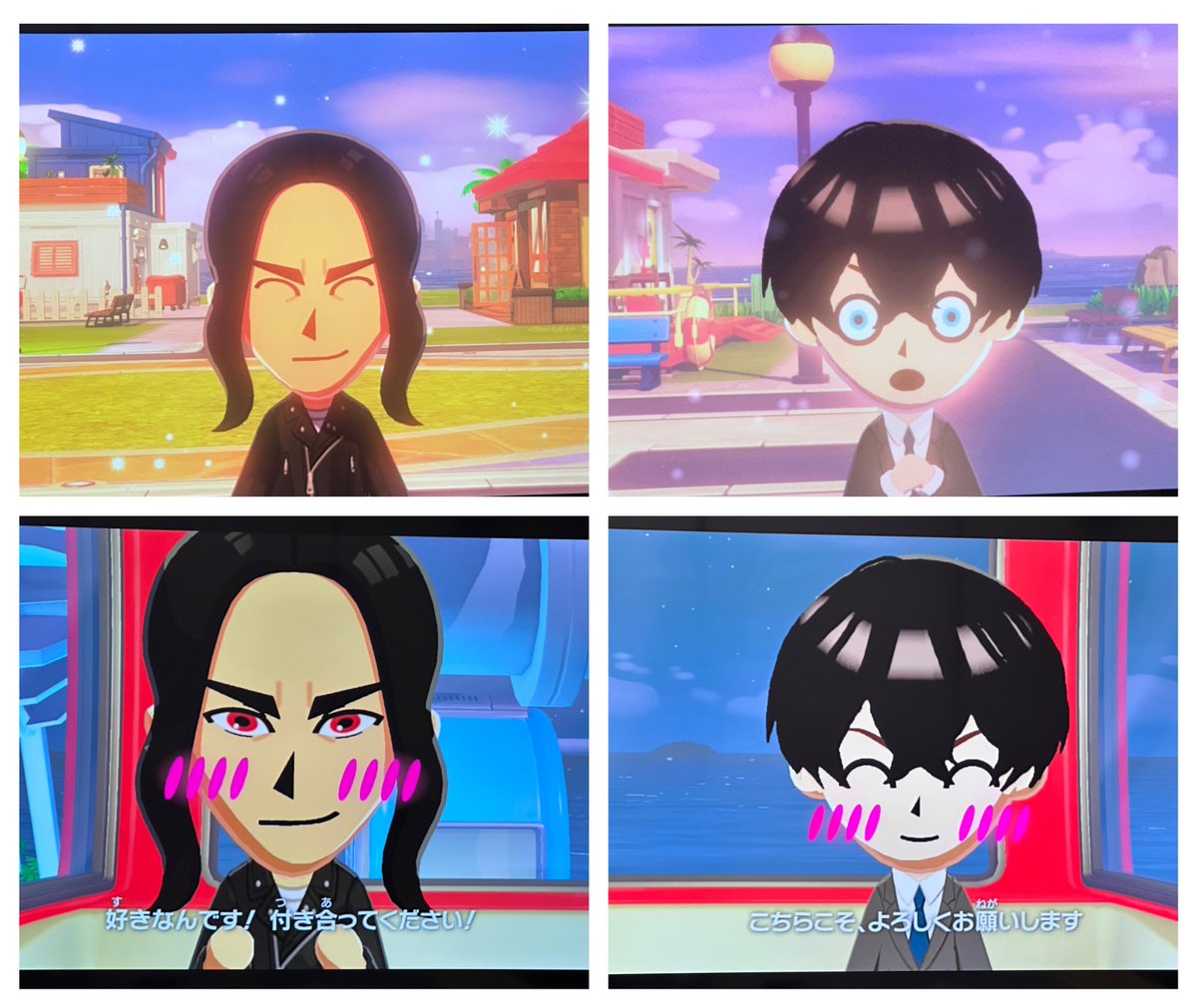 ちびばふは一緒に住み始め、はんしゃばふに至ってはばじさんがまずちふに一目惚れして、そのあと全く進展しないなと思っていたらちふが突然恋に落ち、友達期間ゼロで付き合い始めました。ばじふゆこわい