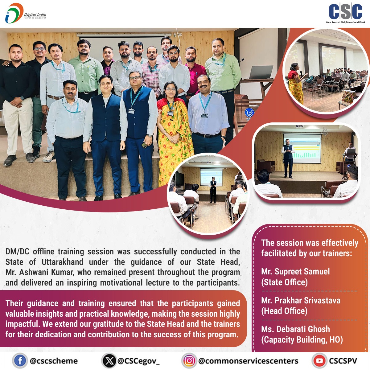 CSC Uttarakhand tweet media