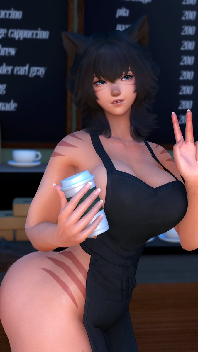 Extra milk in the coffee..? 

#gposersnsfw • #ffxivnsfw • #ffxivlewd