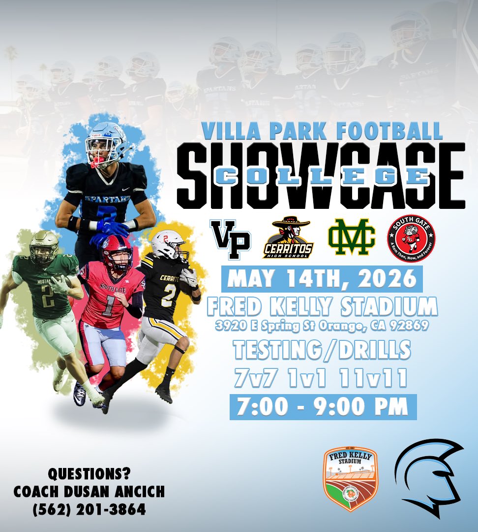 dancich's tweet photo. Villa Park College Show Case MAY 14th!  See flyer for details &amp; other schools involved https://t.co/fRoMa3Ieq1