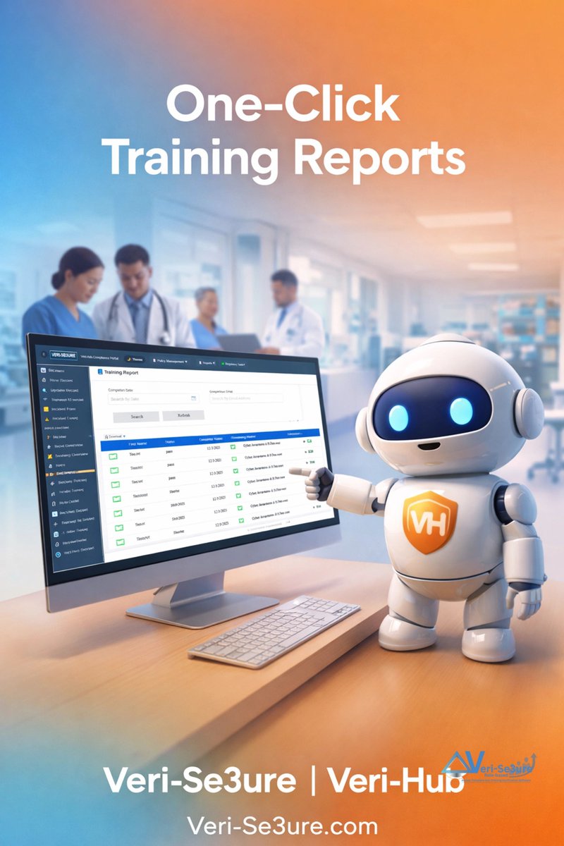 Veri_Se3ure's tweet image. Think about the last time you proved staff HIPAA training. Was it a breeze? 🛡️

Audit-readiness isn't a headache. Generate logs in seconds with Veri-Hub Compliance Dashboard.

Veri-Se3ure | Veri-Hub
Veri-Se3ure.com
#HIPAA #PracticeManagement