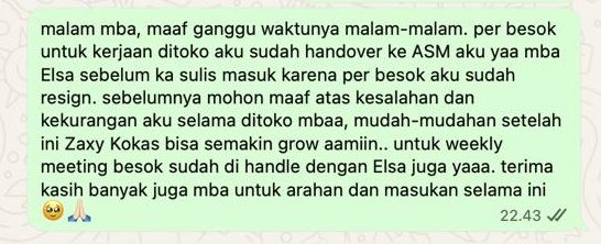 nys229's tweet photo. mixed feeling deh resign kali ini huhu🫂 https://t.co/FdAduS9JVz