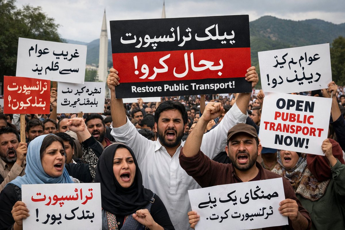 IMSAqeel's tweet photo. اسلام آباد میں پبلک ٹرانسپورٹ کو دو دن سے بند کر کے غریب عوام کی تذلیل کی جا رہی ہے۔ پٹرول کی قیمت پہلے ہی اتنی زیادہ ہے، اس کے اوپر پبلک ٹرانسپورٹ بھی بند۔۔ پبلک ٹرانسپورٹ بحال کی جائے۔ اپنی عوام کو عزت دیں۔
@MohsinnaqviC42
@CMShehbaz
@GovtofPakistan https://t.co/crko2RZ2Jt