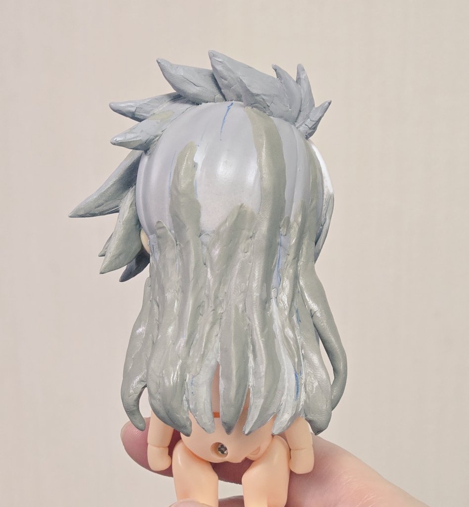 後ろ髪盛るの、ごっつい楽しい。
毎度のことながら後ろって資料がほぼナイので想像しながらだけど…
#WF2026S #ねんどろいど #テイルズ #ルーク