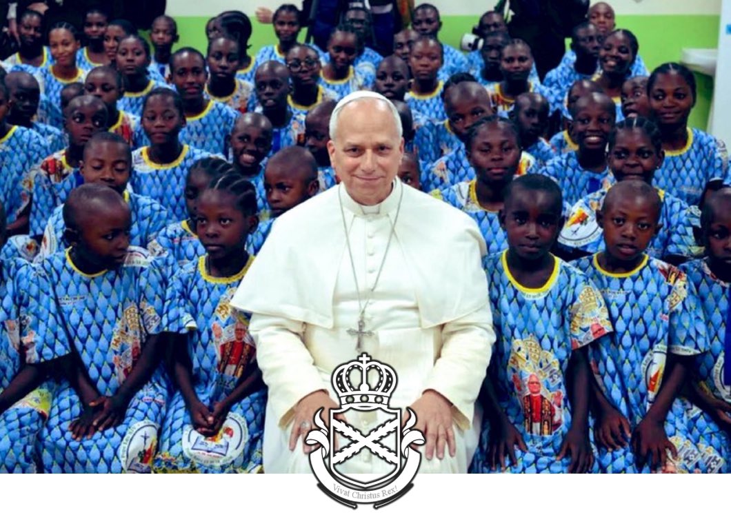 A Igreja Católica é a maior instituição de caridade do planeta.🇻🇦

A Igreja cuida de mais de 9 MIL orfanatos. Nessa foto o Papa Leão visita um deles em Camarões.