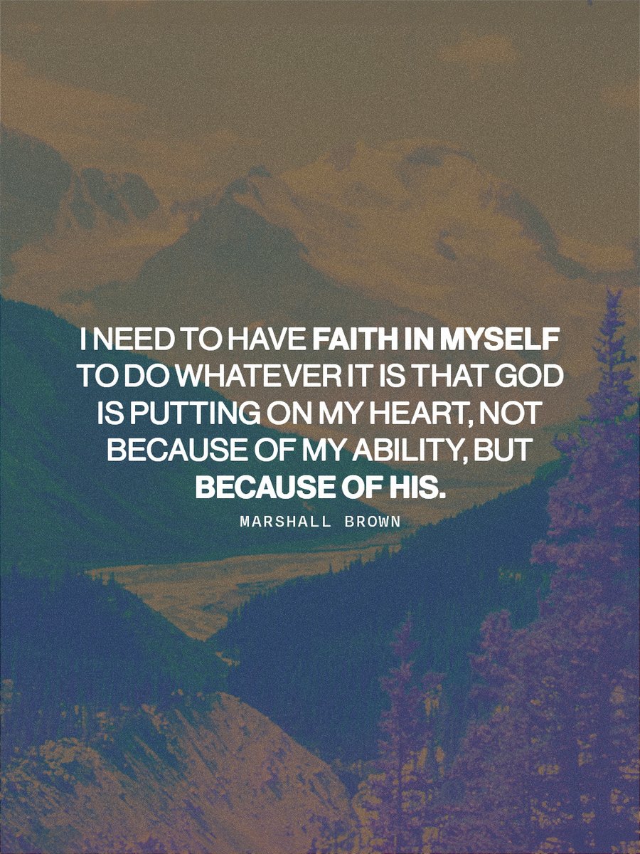 flagstonecoc's tweet image. I need to have faith in myself to do whatever it is that God is putting on my heart, not because of my ability, but because of His. #confidence #faith #faithoverfear