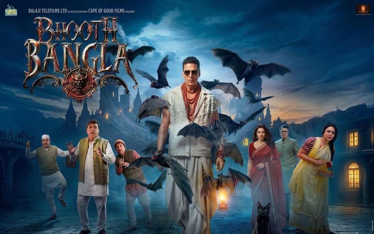 RandomCineMood's tweet image. #BhoothBangla is doing SOLID Numbers in OVERSEAS Too — Almost ~$2.8M in just 3 days 💥🔥

#AkshayKumar’s Movies OVERSEAS BOX OFFICE in 2025:

#Skyforce – $1.6M
#KesariChapter2 – $4M 💥
#Housefull5 – $8.1M 🔥
#JollyLLB3 – $3.6M 💥

First HIT Loading for Akki in 2026..All Set for