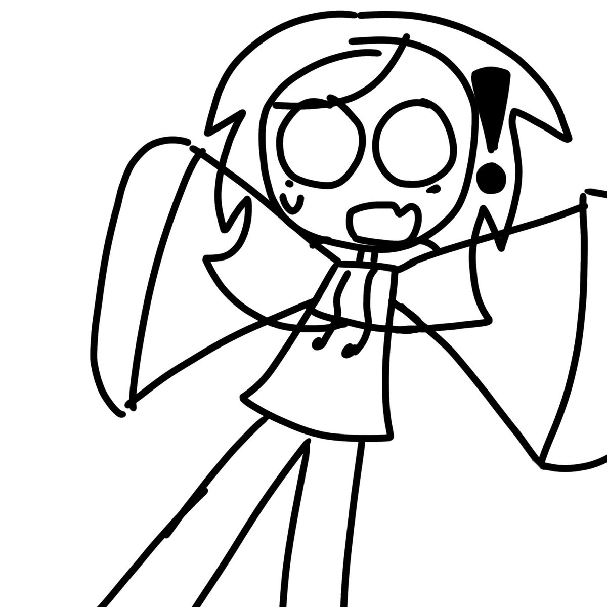 thenonoear's tweet photo. Just a drawing I made in like 5 mins https://t.co/n152Xce67r