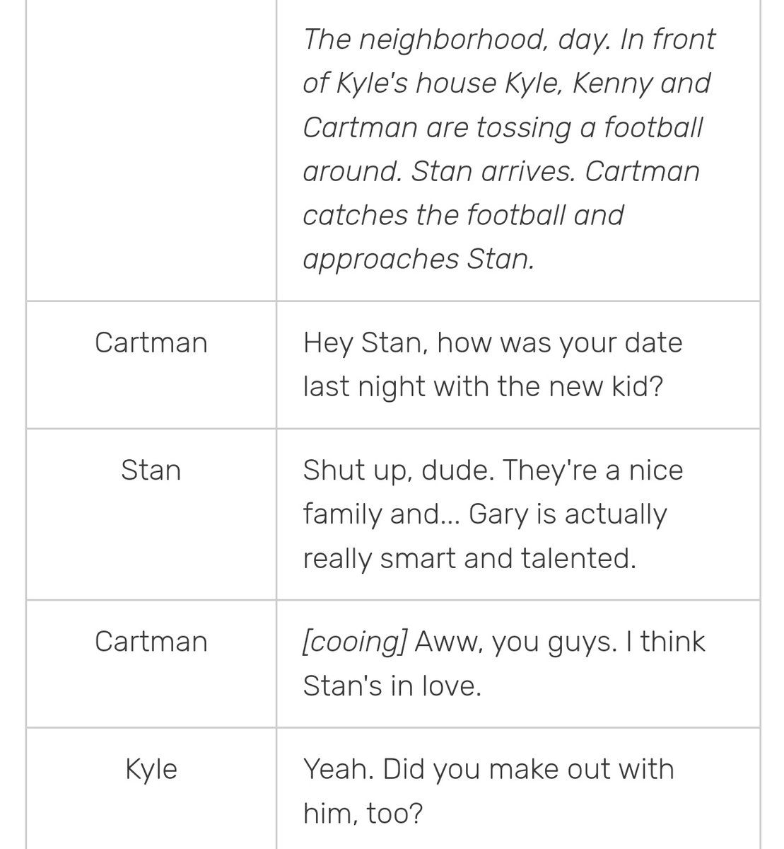 kylespost's tweet photo. i think kyle does this thing when he's jealous/feels threatened by a new person where he just constantly insults said person bc he fears they'll take his place. rereading the all about mormons script and he initiates most of the gary hate https://t.co/DCIIjl2l7H