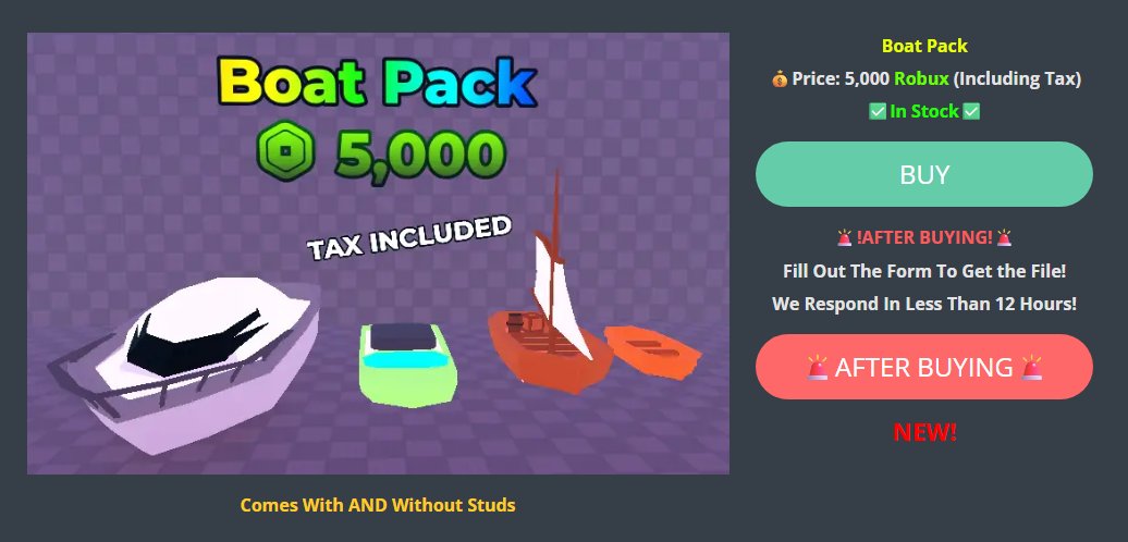 RobloxPacksX's tweet image. Availible At: robloxpacks.com/packs
#ROBLOX #RobloxDev #RobloxArt #RobloxModel #RobloxAsset