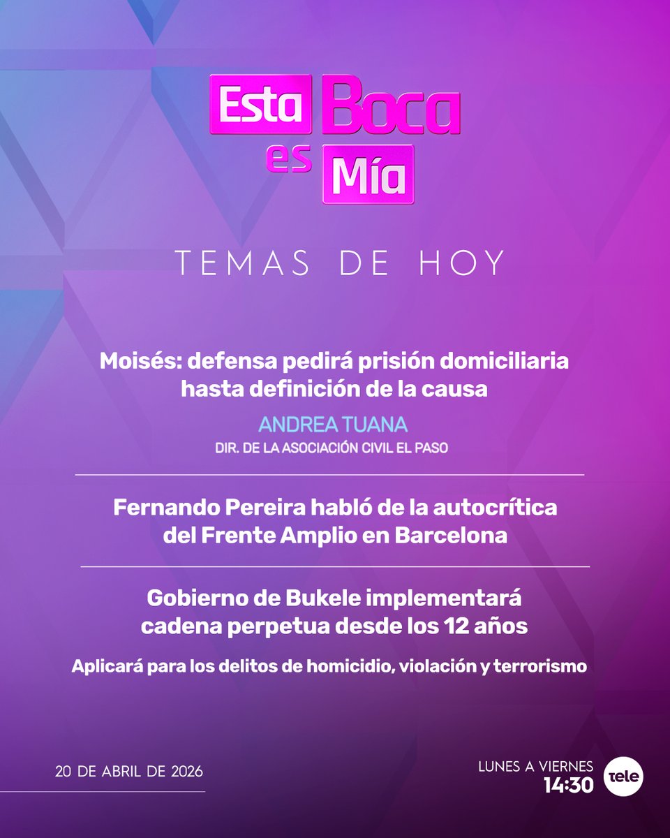 Esta Boca es Mía tweet media