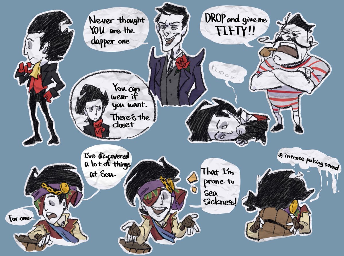 Goldfishinsalt's tweet image. happy birthday Wilson (and also the Don't Starve game :D)
it's been 8 years since i first played it on computer, and some more if you count in watching other streamers play it
all in all, wish Elsewhere a success!
 #DontStarve #dontstarveelsewhere
 #Wilson #dontstarvetogether