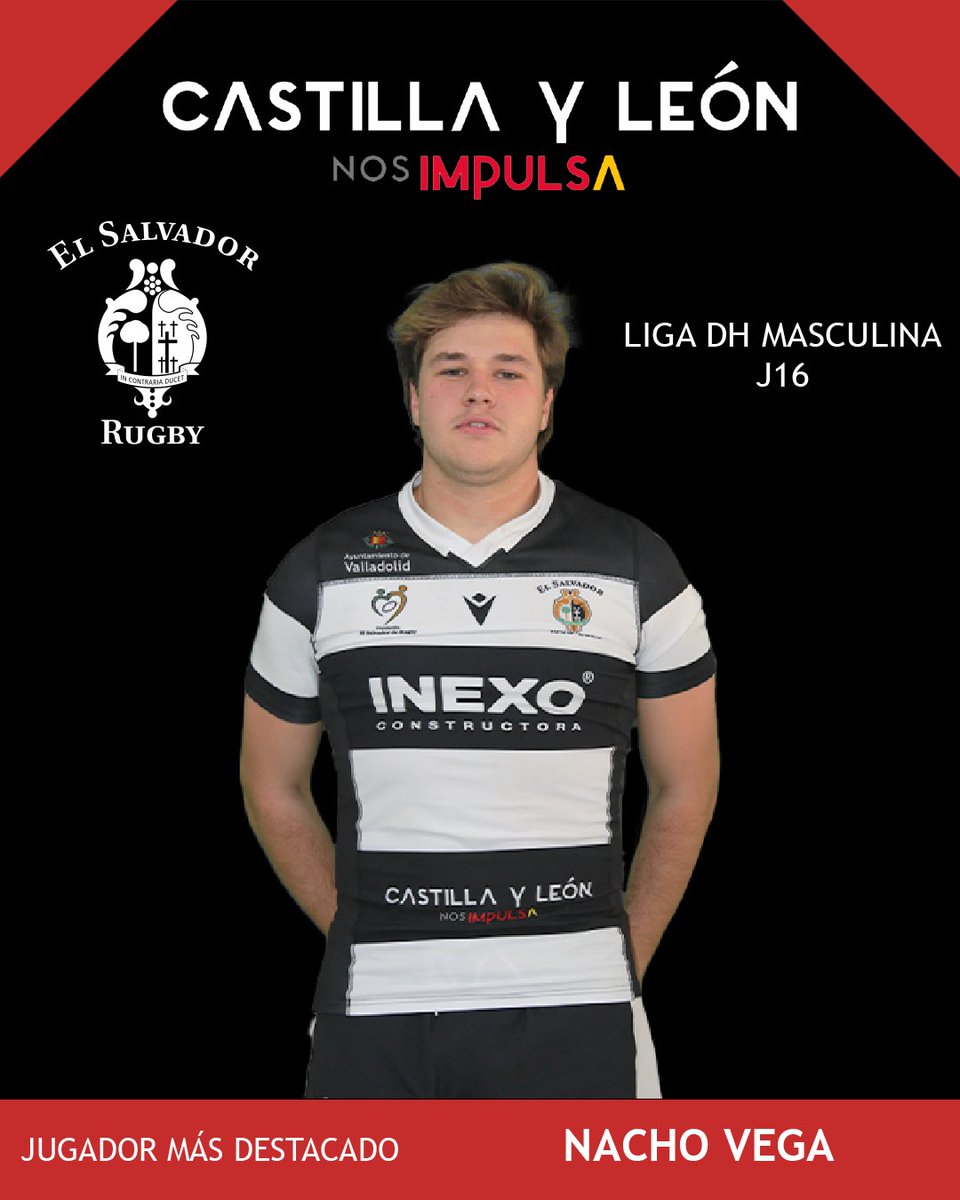 Chami_Rugby's tweet photo. ‼️ Y nuestro Jugador Castilla y León nos impulsa es… Nacho Vega
#MuchoChami https://t.co/79jYJynJse