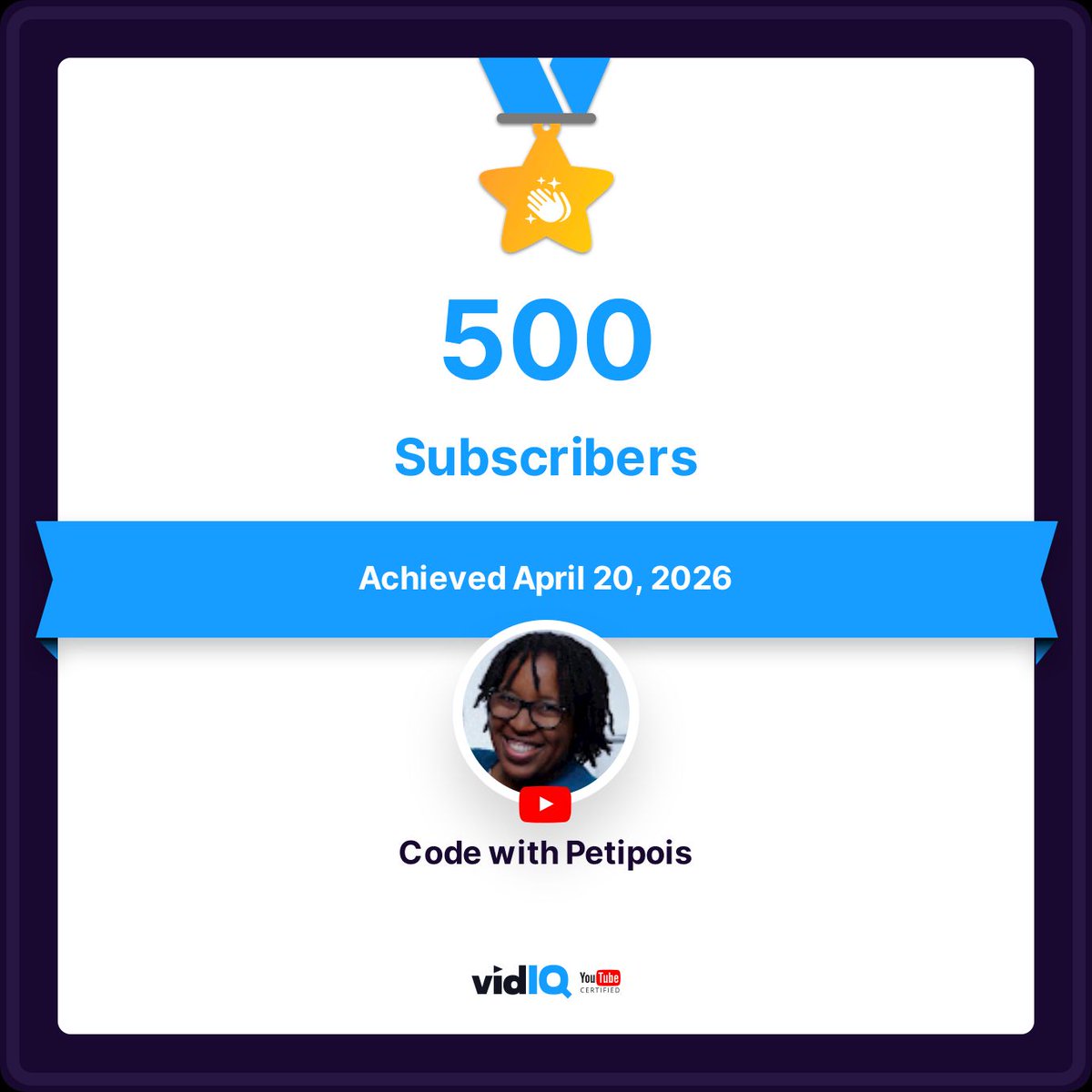 petitpois28's tweet image. Huge thank you to my 500 subscribers. Your support means everything, and I am excited to keep creating and sharing more content with you all. #youtube #community #gratitude