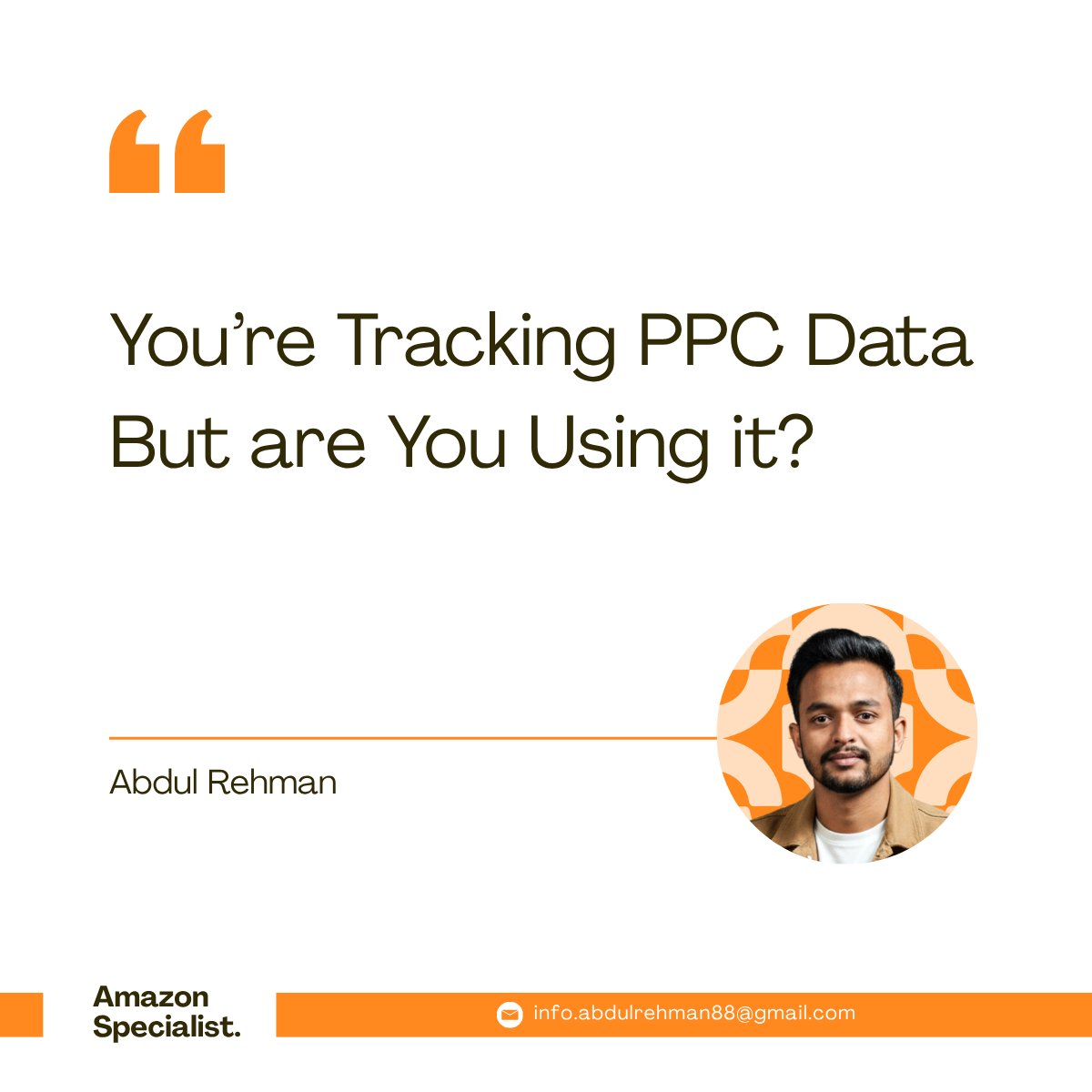 AbdulRehman7571's tweet image. PPC data = useless without action.

ACoS → efficiency
CTR → relevance
CVR → conversion

Focus. Act. Improve.

What do you track?

#AmazonPPC
#AmazonFBA
#EcommerceGrowth
#DataDriven
#PPCStrategy