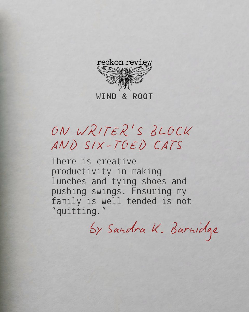 ReckonReview's tweet photo. New Wind &amp; Root today from Sandra K. Barnidge https://t.co/A1TEiwjG2o
