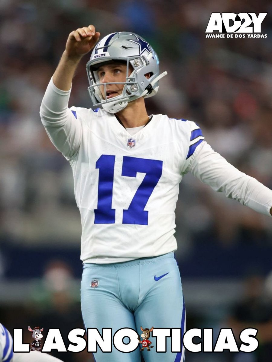 Brandon Aubrey se convierte el pateador mejor pagado tras firmar una extensión de contrato con los Cowboys por 4 años y $28 MDD, 20 de los cuales son garantizados. #DallasCowboys