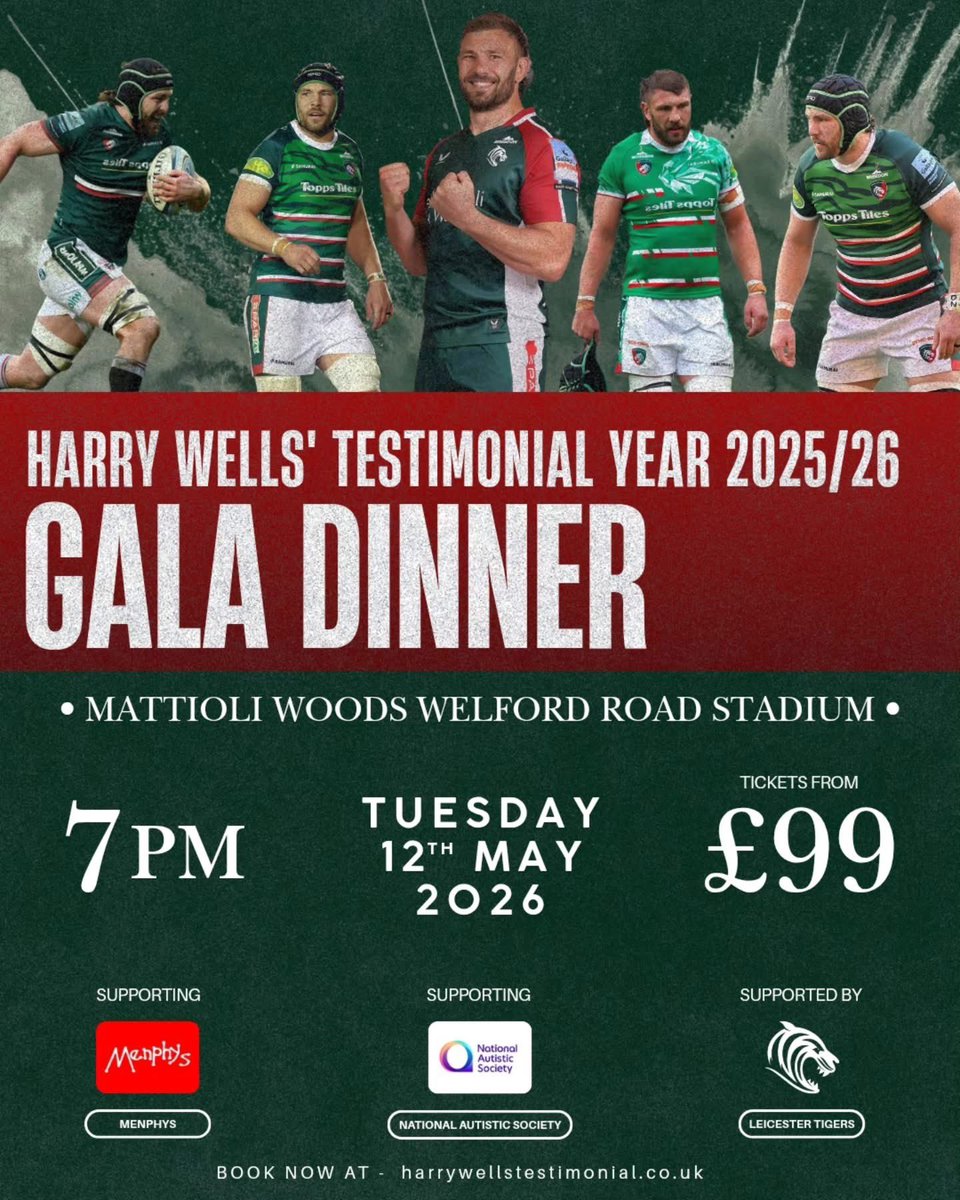 WorldAfterSport's tweet photo. Still time to get a place for the Harry wells testimonial gala dinner https://t.co/1nim6EUHUr https://t.co/9Uyli59RuN