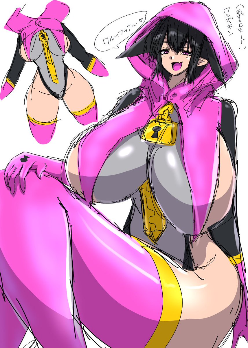 うちのこらくがき
赤ずきんモードのワルズキンさん
中身が空っぽなときに人間態をとるとこんな具合になるらしい 