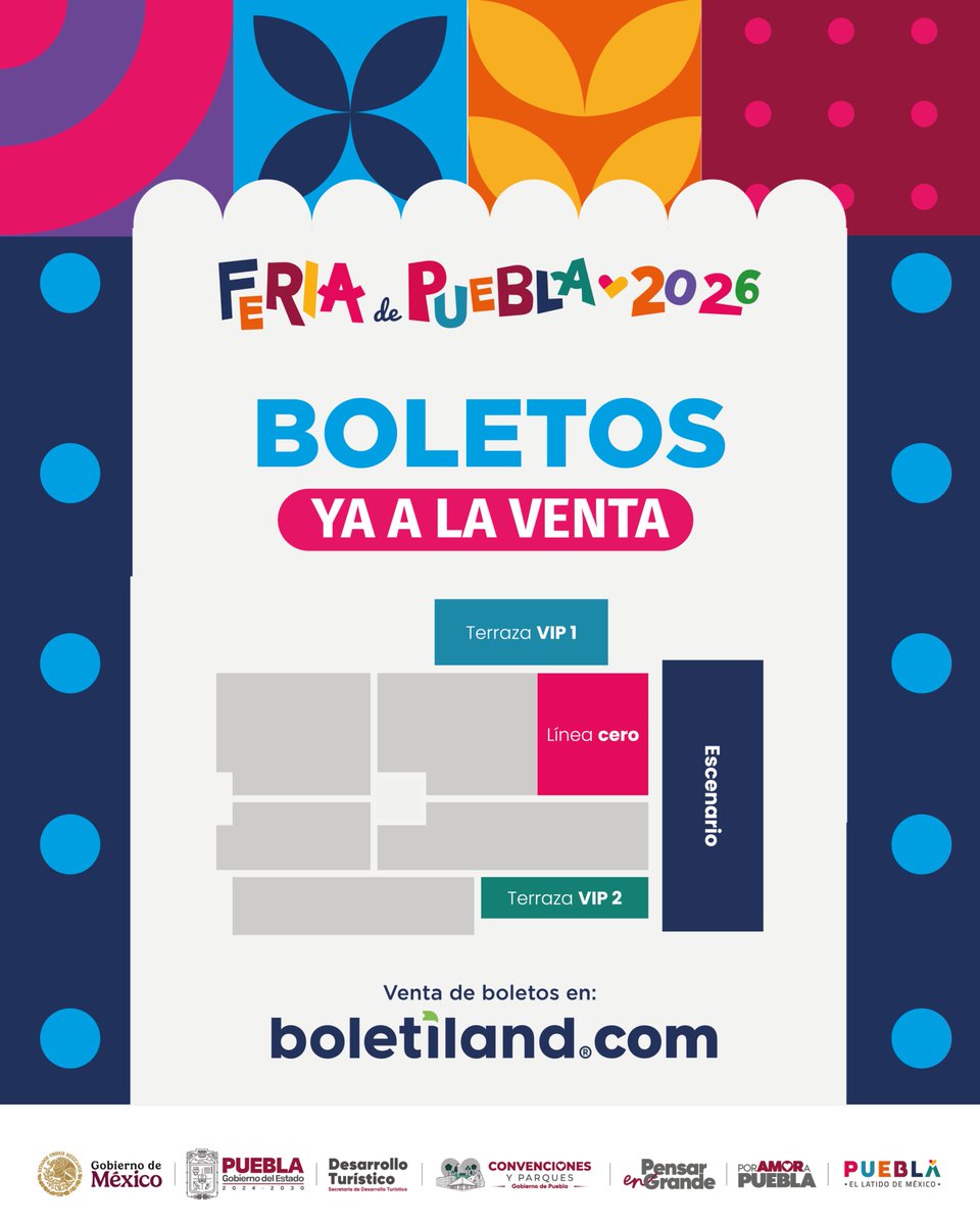 quorum_mx's tweet image. ¡Ya es oficial! 🎡 Se reveló la cartelera de la #FeriadePuebla2026 . Del 23 de abril al 10 de mayo podrás disfrutar de artistas internacionales como #CalvinHarris y #toto 🎸, #pop nacional con
@belindapop #BansaMS 🪗 y #AlejandroFernandez 🤠
🎟️Mas infomarción👇