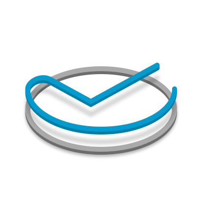 TimGuignard's tweet photo. You can create this kind of animation with 2 SVG shapes. 
No matter the loading duration, it will always remain fluid. No lag between the loading shape and the final (check) shape.

The rest is just a bit of #gsap https://t.co/2PouWlL1YQ