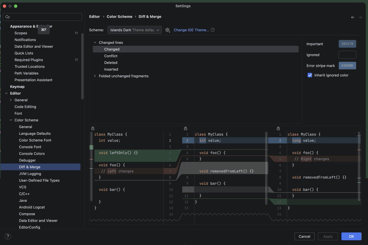 XcodeからAndroidStudioに切り替えて使うと、細かいUIまでしっかり作り込まれてて素晴らしい