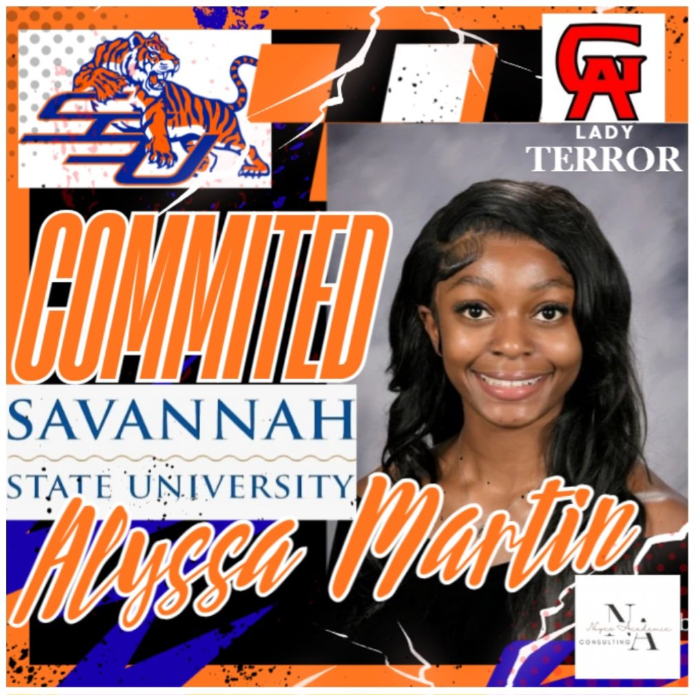 GA_LadyTerrors's tweet image. Next stop: Savannah State University! 📚🎓💪🏾

​Sending a huge shoutout again to Nae on her college decision! We know you’ll bring that same drive from the court into everything you do next.
​Go get ‘em! 🎓
​#HigherEducation #SuccessBound #SeniorYear