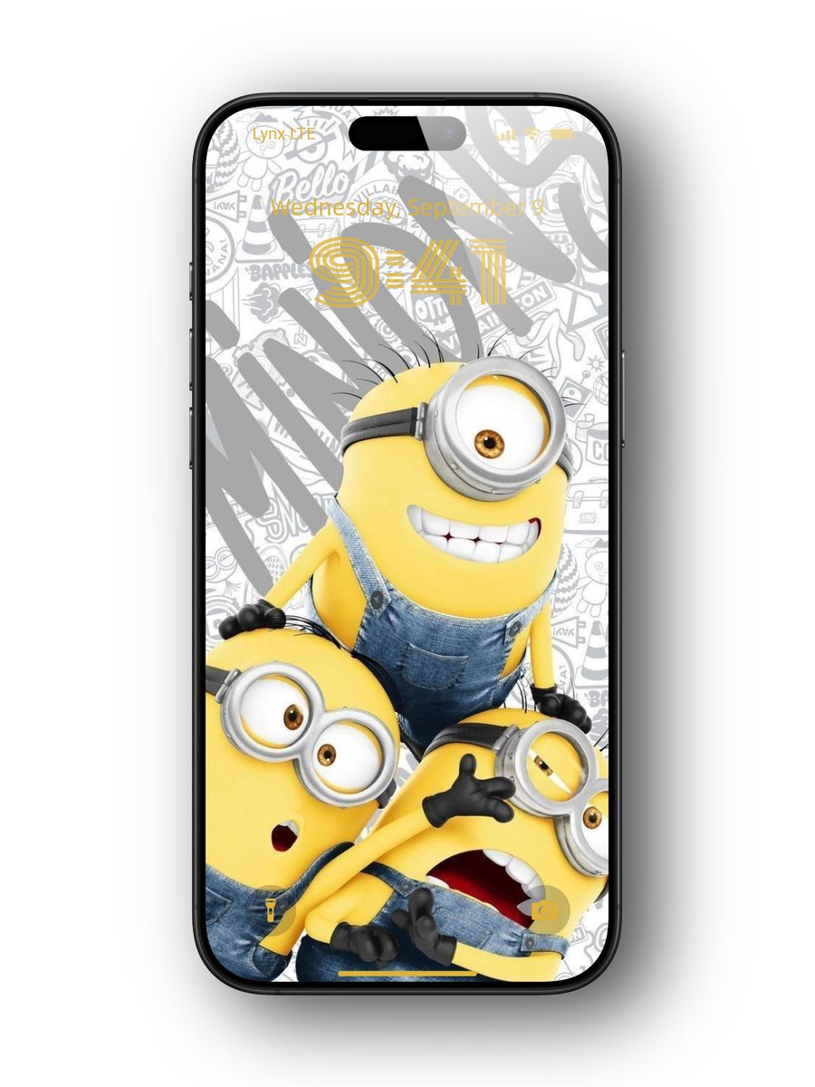 lynxchizzy's tweet image. Time to update your screen 😊 
#Minions #4k