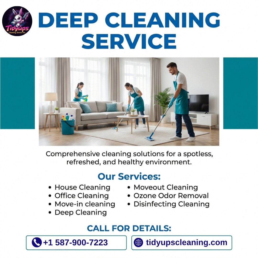 TidyUps2022's tweet image. 🧼✨ Deep Cleaning Service for a Truly Spotless Space 🏡

Book your deep cleaning service today 👇
🔗 tidyupscleaning.com

#DeepCleaning #DeepCleaningService #ProfessionalCleaning #HomeCleaning #CommercialCleaning #CleaningExperts #CleanHome #HealthyHome #CleaningService