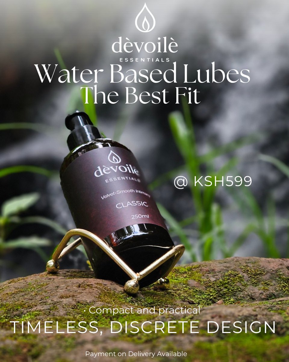 devoile_ess's tweet photo. Ndogo but very effective 😭
250ml Compact & Practical — Ksh 599
Easy kubeba, smooth vibes, mfuko-friendly.
Link iko bio.
#LubeKenya #NairobiLifestyle #QueerKenya #WellnessKE #Devoile https://t.co/sCtuCyu4lF