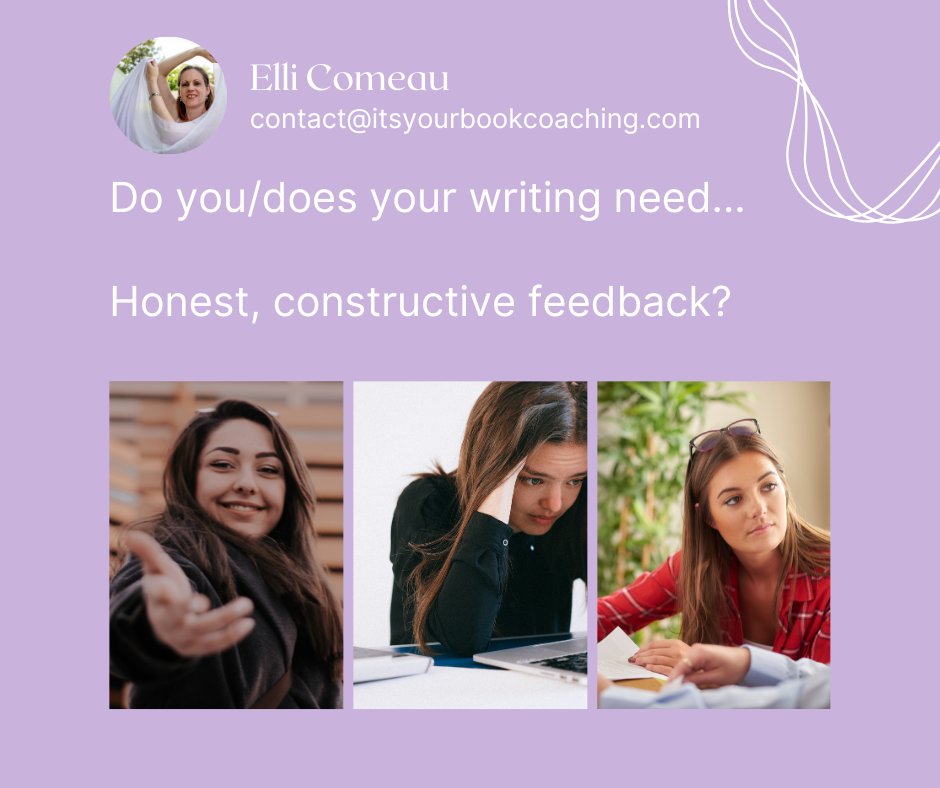 ElliCapeCod's tweet image. You're frustrated. Your friends &amp;amp; family praise your writing but in your heart u know it needs work, but no one will risk hurting your feelings. Is it time to get a prof. opinion? Writing coaches are honest with you without crushing your feelings.

#writingcoach
#writingcommunity