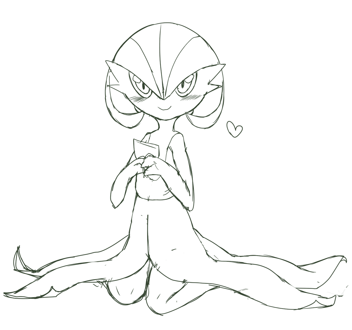 初描きサーナイトさん
造形わかんね