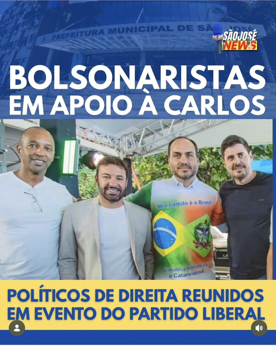 Michel Schlemper se filiou ao PL para ser candidato a deputado estadual e agora aparece como “bolsonarista”. 

Em 2022 como vice-prefeito de São José participou dos comícios do Lula em SC e apareceu em selfies com Lula e toda sua trupe. 

Não se constrói base sobre um castelo de