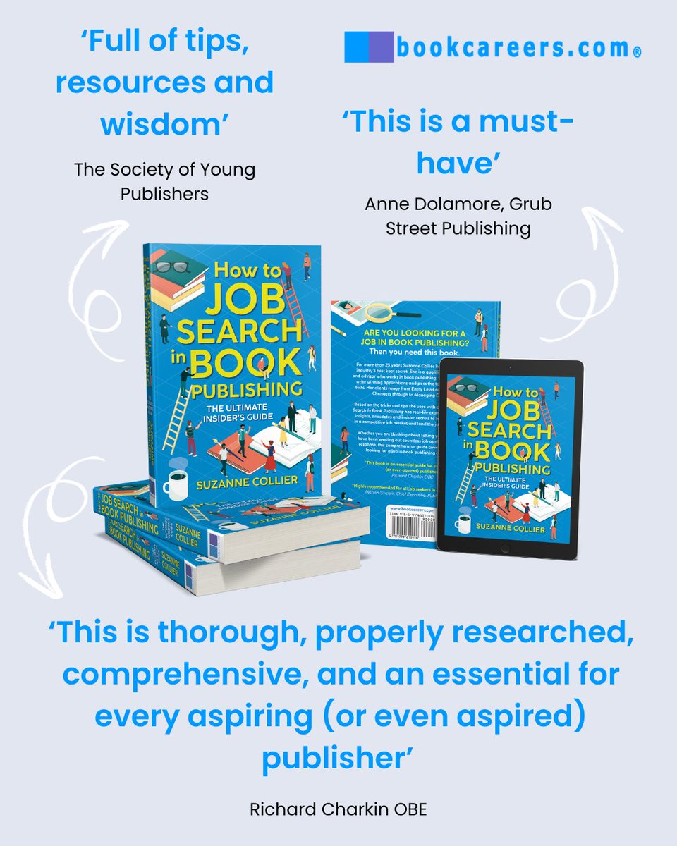bookcareers's tweet image. We LOVE seeing what people think of How to Job Search in Book Publishing: The Ultimate Insider's Guide! Here are just a few endorsements from across the industry. If you liked the book, don't forget to leave a review! ⭐

#publishing #books #bookstagram