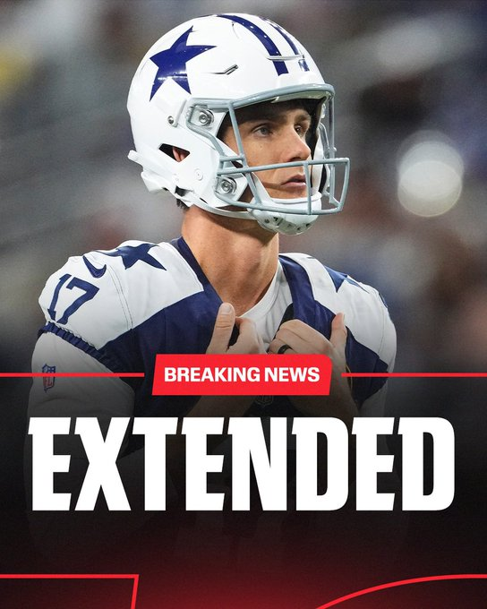 PabloViruega's tweet image. Brandon Aubrey y #Cowboys llegan a un acuerdo lo que convierte a Aubrey como el mejor pagado en la historia de #NFL 
La extensión por 4 años - $28 MDD, lo que colocan a Aubrey como el primer K en ganar $7 MDD al año con $20 MDD Garantizados.