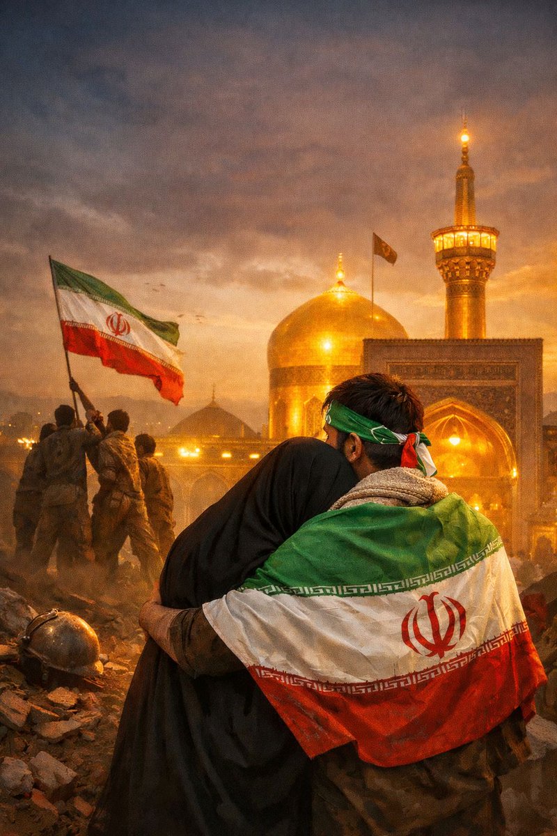 banooselin's tweet photo. دنیا مبهوتِ ایستادگی ما، ما آرام در آغوش رضا (ع).
پیروزی، رسم این خاک است.
#ایران_امام_رضا
#ایران_درآغوش_رضا https://t.co/N9CMVAWH7O