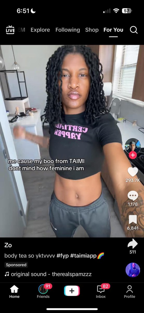 Nothing piss me off more than that stud ad for Taimi on tiktok 😂💯.