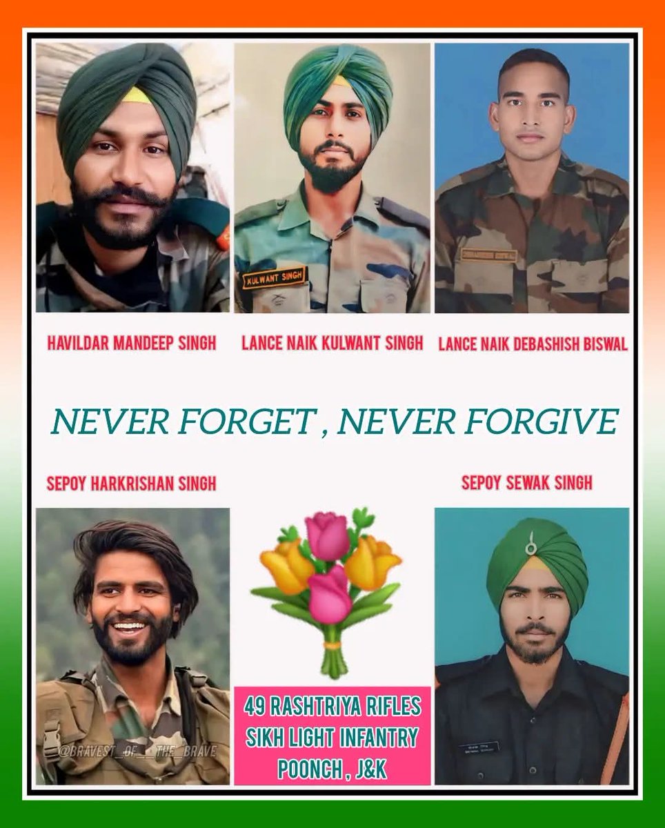 knowyourheroess's tweet photo. #PoonchAttack, 20 April 2023

Never Forget , Never Forgive https://t.co/LuLS3AJ9SY