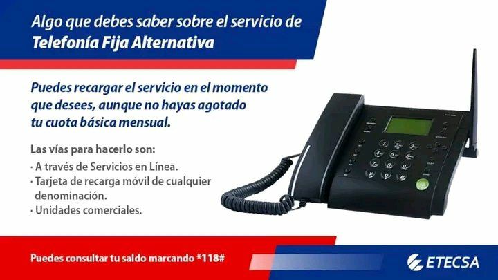 Algo que deben saber los clientes de la #TelefoníaFijaAlternativa (TFA)