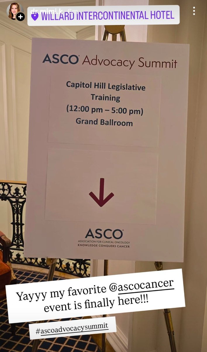 MKnoll_MD's tweet photo. My favorite @ASCO event of the year is here ๐ ๐
ASCO Advocacy Summit is an incredible opportunity to lobby Capitol Hill and advocate to improve cancer care
#AscoAdvocacySummit
#AscoAdvocacy
#saveresearchstopcancer
#fundNIH
#CancerResearch
#SaveTelehealth
#Telehealth
#cancer
#CancerCare