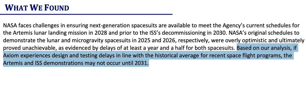 deltaIV9250's tweet image. Artemis EVA suits delayed to post-2030 is astronomically bad