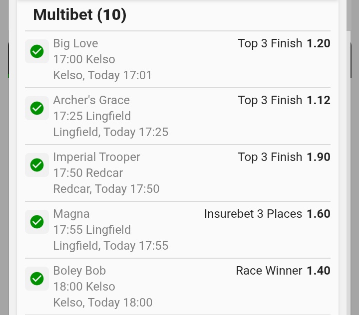 thapelo_tipz's tweet photo. Horseracing is fun guys
5 to go. π₯π₯π₯π₯π₯π₯π₯
NB: Aim is to withdraw everyday π΅
#DailyWithdrawals
#FreeMoney π΅π΅π΅π΅π΅π΅π΅π΅ https://t.co/ABYy9drBXT