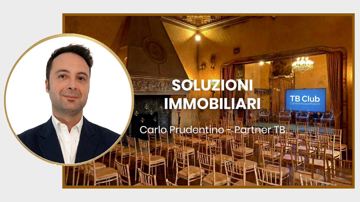 TerraBitcoin_'s tweet image. Nuovo ospite per la serata del Family Office TB Club a #Torino.
Il 27 aprile sarà con noi Carlo Prudentino, Partner TB Club.

Carlo racconterà come selezionare e strutturare le operazioni immobiliari, condividendo alcuni esempi di deal portati a termine o attualmente in corso con