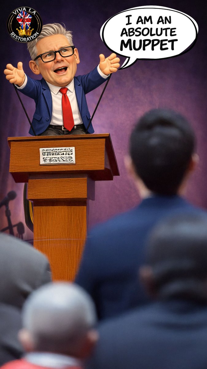 VivaLaRestore's tweet image. Kier Starmer doesn't just sound like a Muppet. 

#RestoreBritain #OutOfOffice #Supdawg #VivaLaRestoration #RupertLowe