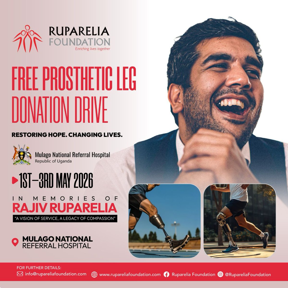 LEGACY CONTINUES BY THE RUPARELIA FOUNDATION. 

Fresh from Bukedea district for the free eye camp initiative that saw thousands of people regain their vision and hope from <a href="/RupareliaFund/">Ruparelia Foundation</a> under Dr. Sudhir, another initiative, has been unveiled for humanitarian intervention.