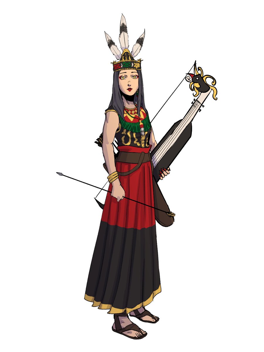 art_marich's tweet image. Day 23:
Desaining Character
Tema : Archery, Dayak Traditional Outfit, Sape x Bow
#100dayschallenge #characterdesign #digital_art #indonesia_art