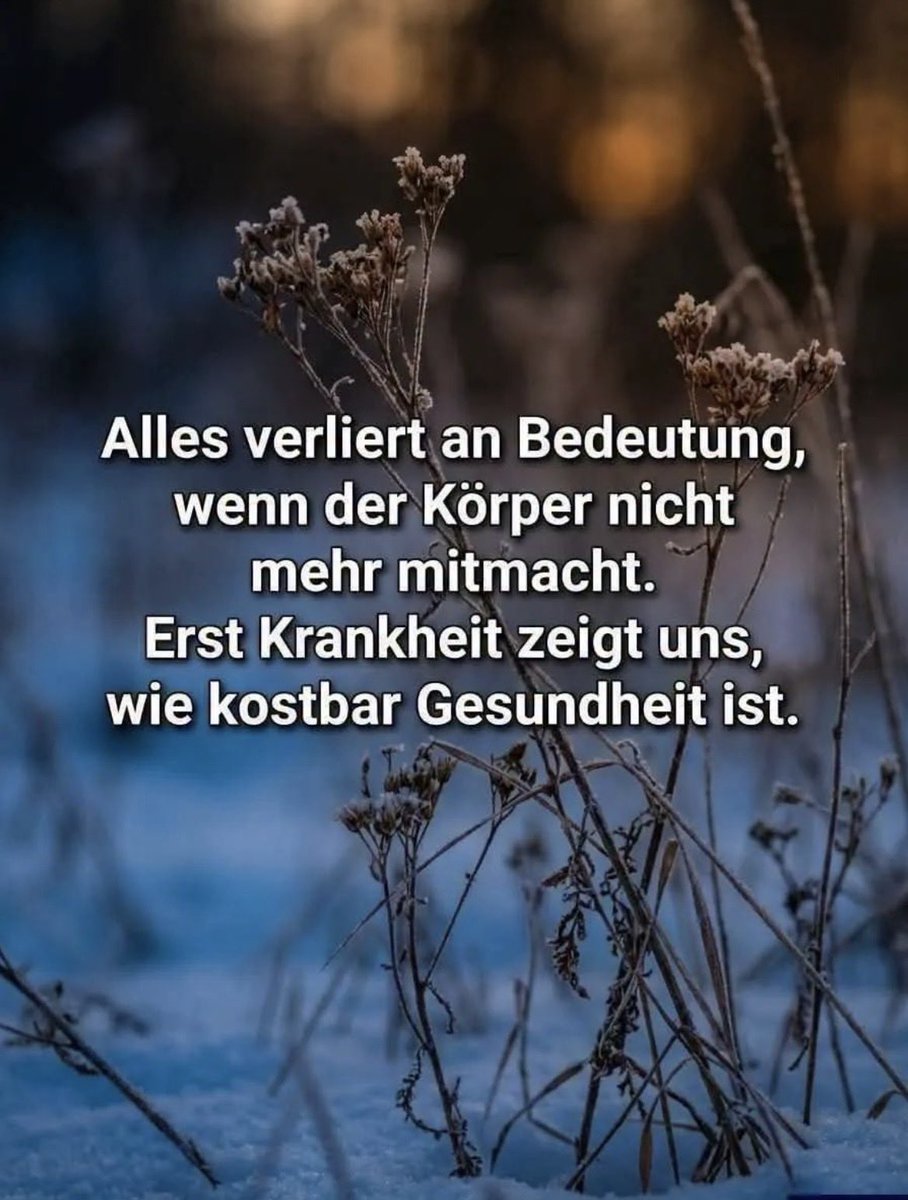 Oft ist das erst im hohen Alter, und dann ist es meist schon zu spät…
Bin jetzt hier raus.
Schönen Abend euch👋🏼🫶🏼🫂