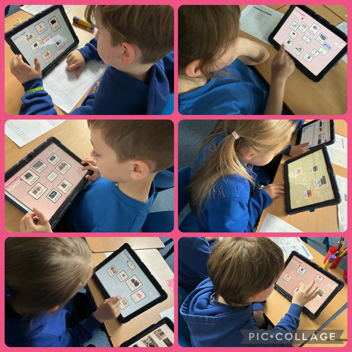 Parkfield's tweet image. #Y3 have been creating mind maps showing different uses of technology beyond school in #Computing this afternoon.