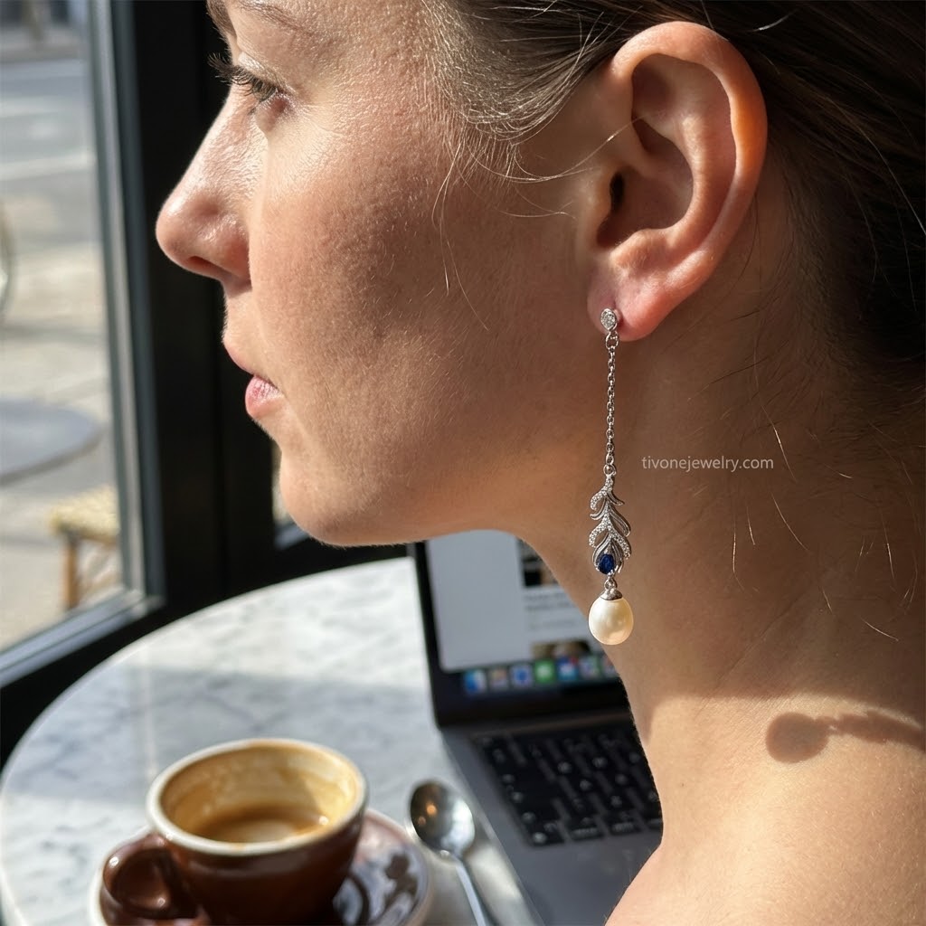 MikeBellane's tweet image. Just discovered the perfect 'desk-to-dinner' accessory: 925 Silver Phoenix Tail Tassel Earrings. Elegant, lightweight, and actually comfortable for a 10-hour day. Finally, a statement piece that doesn't feel heavy. #tivonejewelry #StyleTips