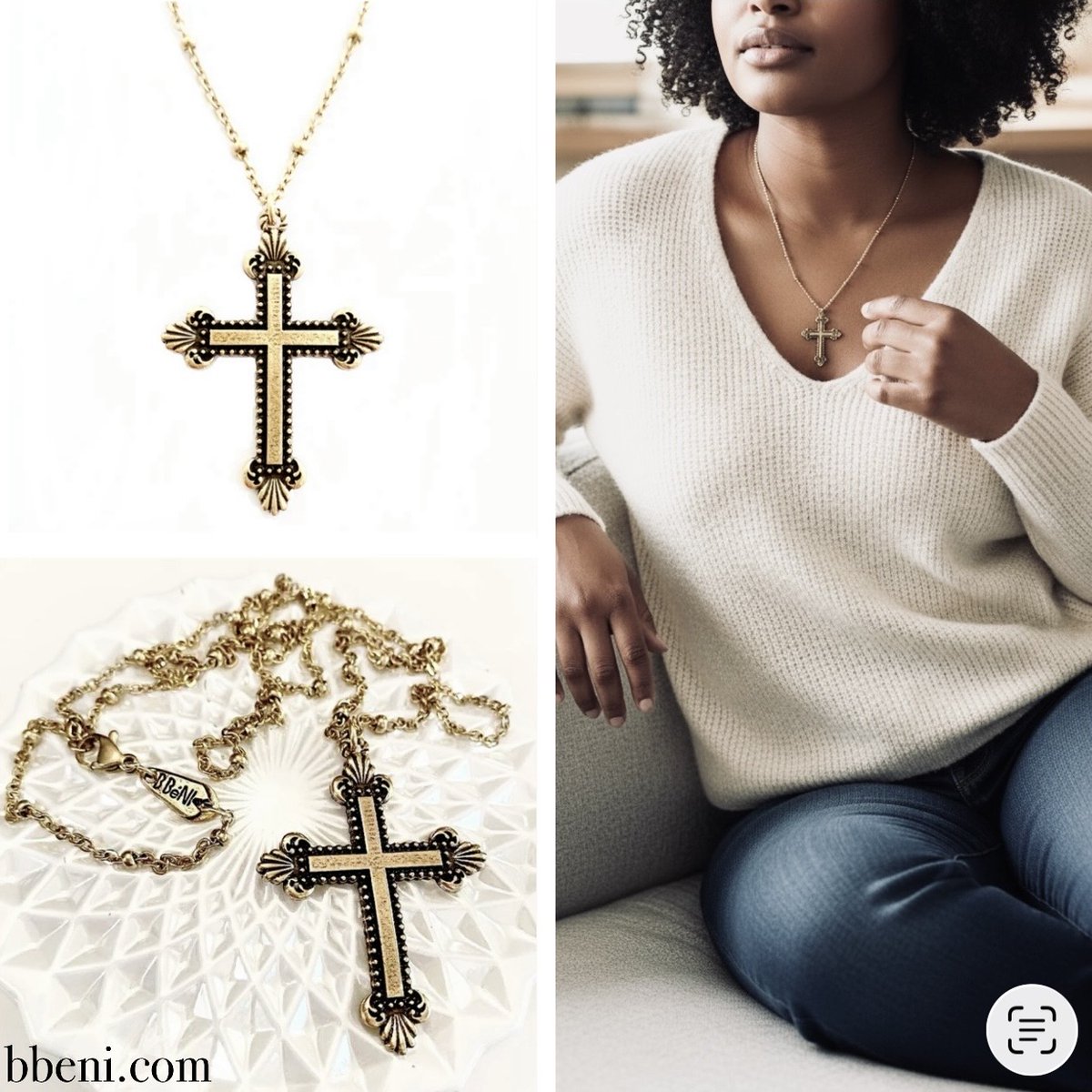 bbenijewelry's tweet photo. Large Resurrection Cross Necklace

"And God raised the Lord and will also raise us up by his power."    (1Corinthians 6:14, ESV)

Features ~ Our signature Large Resurrection Cross pendant on a 2mm bead station chain necklace &amp; Bible verse printed on card.

https://t.co/1D8fZHqA7t https://t.co/H0sbeZfAhc